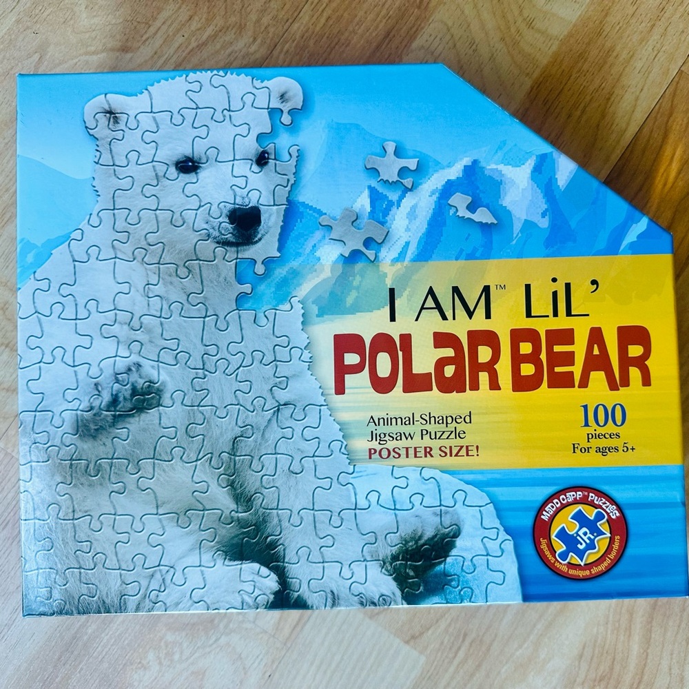 I Am Lil' Polar Bear Puzzle - Blue